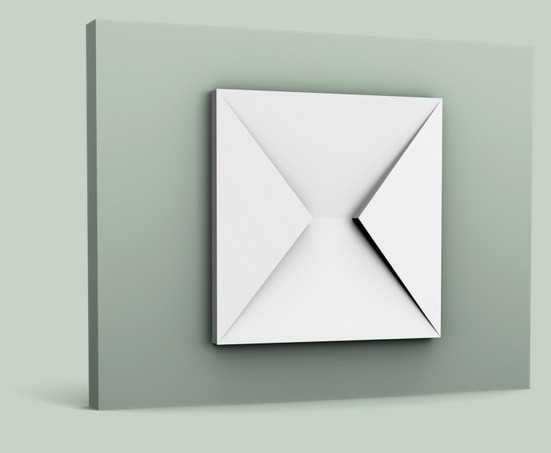 Заказать Декоративная стеновая панель 3D Orac Decor Purotouch W106 333х333 мм белая 