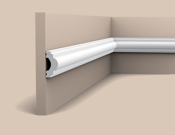 Молдинг гибкий 40х19 мм Orac Decor Duropolymer Flex PX120F белый 2 м