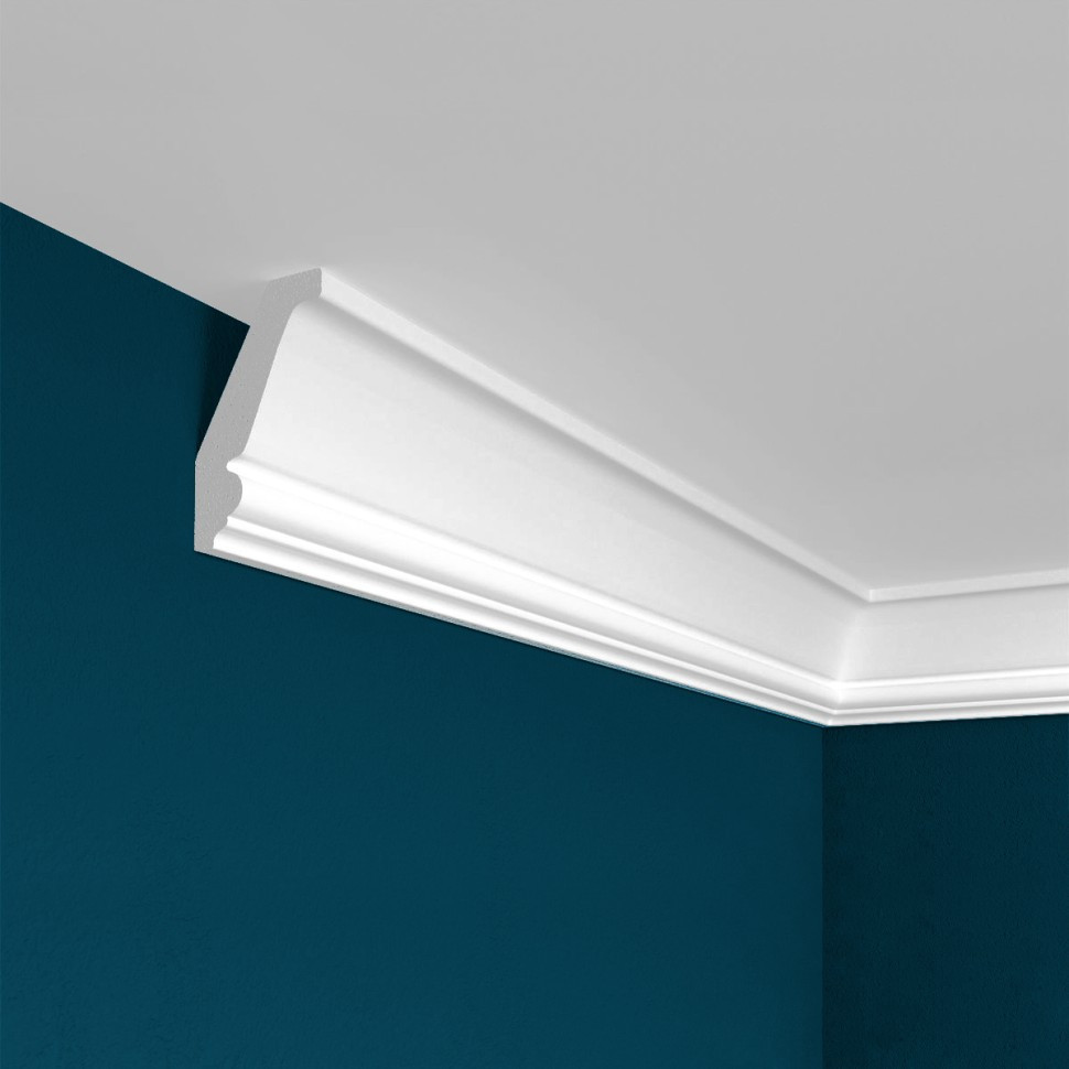 Заказать Потолочный плинтус Перфект Плюс P24 39 мм 200 см белый из ударопрочного полимера 