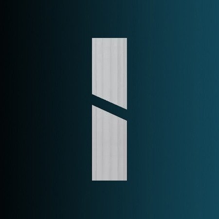 Декоративный ствол колонны Перфект N3340-1W белый из полиуретана 3000х400 мм