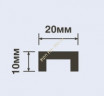 Заказать Молдинг с подсветкой HiWood LB20 белый фитополимер 10х20х2000 мм 