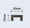 Заказать Молдинг с подсветкой HiWood LB20 белый фитополимер 10х20х2000 мм 