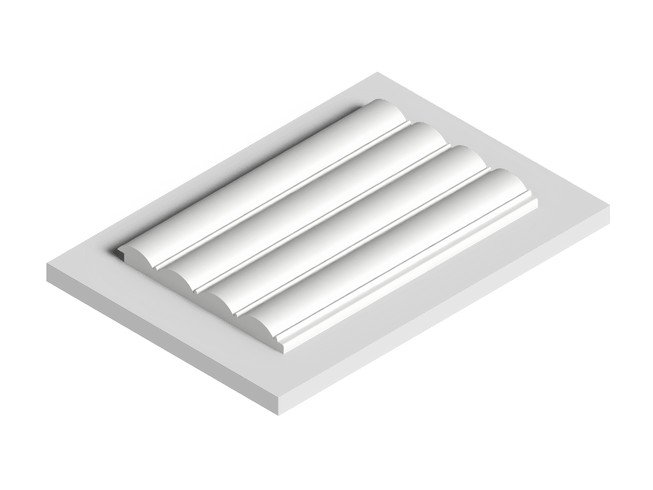 Заказать Декоративная стеновая панель 3D HiWood LV137 NP белая из фитополимера 12х120х2700 мм 