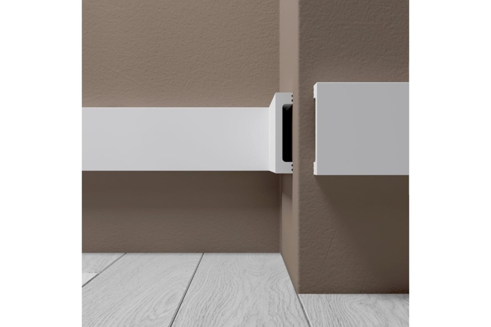 Заказать Декоративный молдинг 70х15 мм Де-Багет XPS Polymer М 7 белый из ударопрочного полимера 2м 