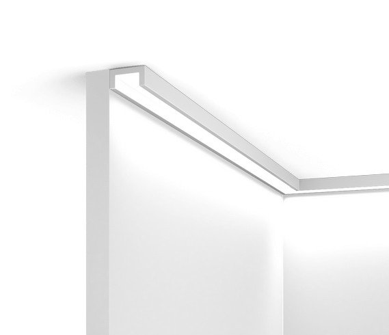 Молдинг с подсветкой HiWood LB30 белый фитополимер 15х30х2000 мм