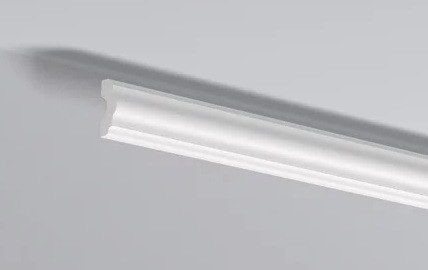 Декоративный потолочный плинтус NMC Nomastyl I 40х15 200 см белого цвета
