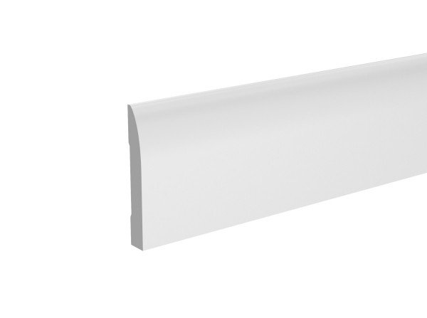 Плинтус для пола 15х100 мм Ultrawood Base 017 244 см ЛДФ белый