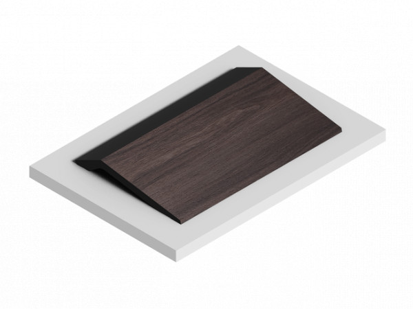 Декоративная стеновая панель 3D HiWood LV141 BR395K декорированная из фитополимера 17.5х116х2700 мм