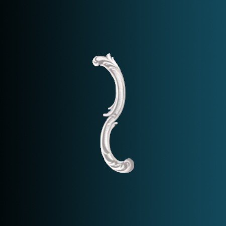 Заказать Декоративный орнамент Перфект G2357R 286х114х20 мм белый из полиуретана 