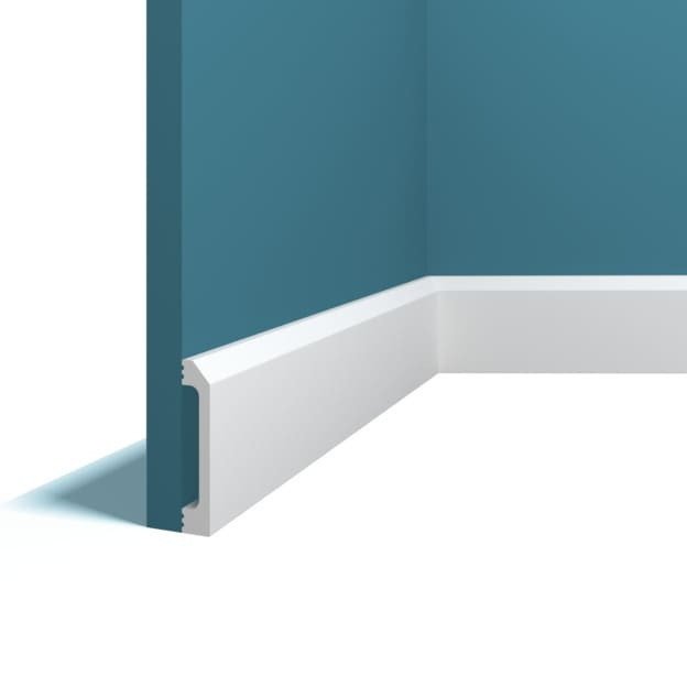 Заказать Плинтус напольный Перфект Плюс P141 белый из ударопрочного полимера 70х13 200 см 