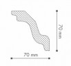 Заказать Декоративный потолочный плинтус NMC Nomastyl K 70х70 200 см белого цвета 