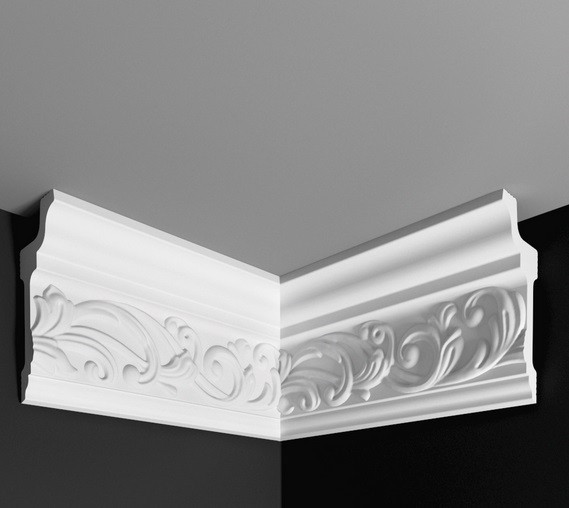 Заказать Угол внутренний к плинтусу Де-Багет ДП 25/110 белый полистирол 