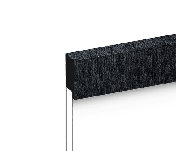 Финишный молдинг для стеновых панелей HiWood LF1 BK114K декорированный фитополимер 17х50х2700 мм