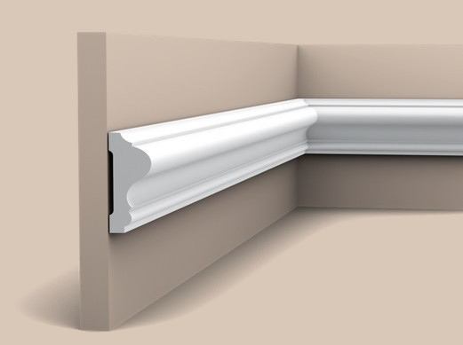 Заказать Молдинг гибкий 60х26 мм Orac Decor Purotouch Flex P8020F белый 2 м 