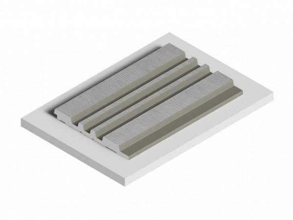 Декоративная стеновая панель 3D HiWood LV121 S339S декорированная из фитополимера 12х120х2700 мм