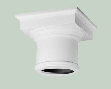 Капитель колонны Orac Decor Duropolymer K1112 365х365 мм белая