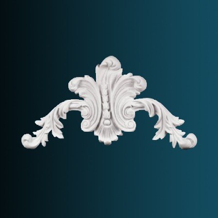 Заказать Декоративный орнамент Перфект G2083 243х411х39 мм белый из полиуретана 