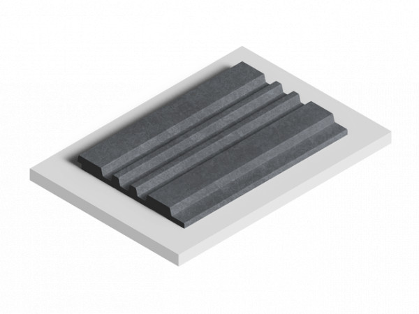 Декоративная стеновая панель 3D HiWood LV121 S381A декорированная из фитополимера 12х120х2700 мм