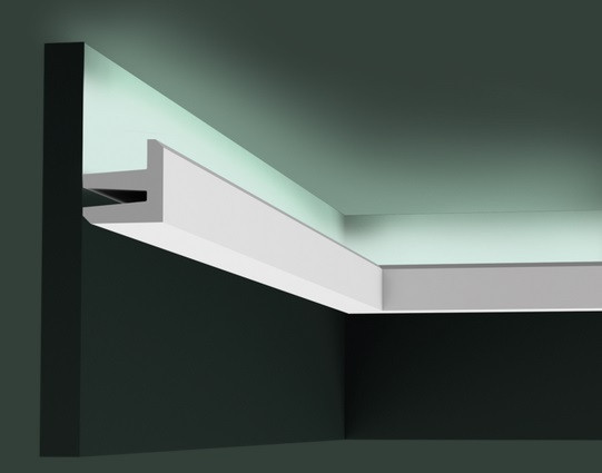 Заказать Потолочный плинтус 50х50 мм скрытого освещения Orac Decor Purotouch C380 белый 2 м 