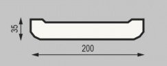 Заказать Декоративная доска 200х35 мм Уникс Классика Д20 Темная олива 2 м 