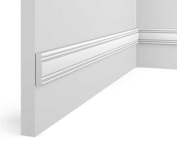 Молдинг HiWood W1040 белый фитополимер 9х40х2000 мм