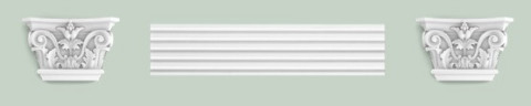 Заказать Капитель пилястры (левая и правая) Orac Decor Purotouch K201LR 62х149 мм белая 