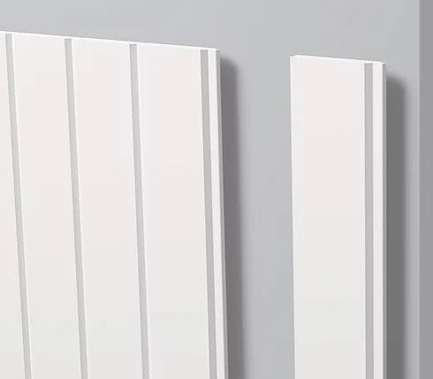 Декоративная настенная панель NMC Wallstyl WG2 15х92  мм 244 см белого цвета