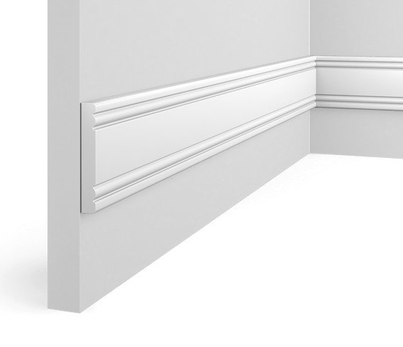 Молдинг HiWood W1060 белый фитополимер 9х60х2000 мм