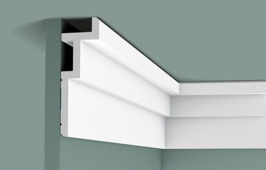 Заказать Потолочный плинтус 61х185 мм Orac Decor Purotouch C396 белый 2 м 