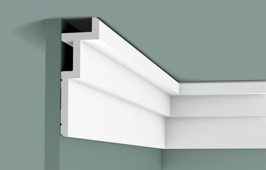 Заказать Потолочный плинтус 61х185 мм Orac Decor Purotouch C396 белый 2 м 