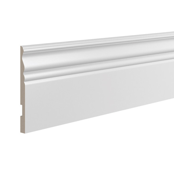 Плинтус для пола 15х184 мм Ultrawood Base 5074 244 см ЛДФ белый