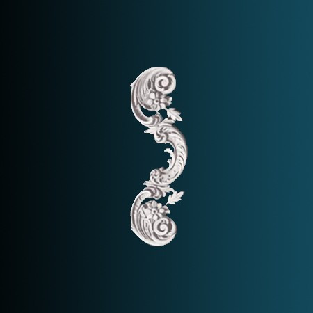 Заказать Декоративный орнамент Перфект G2361L 305х121х35 мм белый из полиуретана 