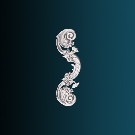 Заказать Декоративный орнамент Перфект G2361L 305х121х35 мм белый из полиуретана 