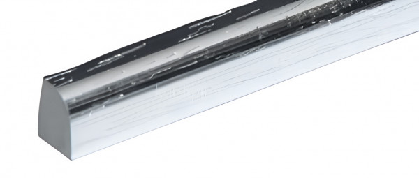 Штапик 10х14 мм ПВХ Асви Хром 2,4 м