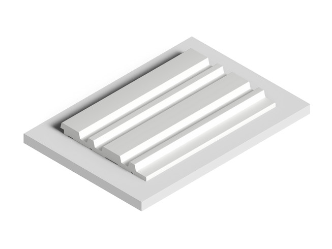 Заказать Декоративная стеновая панель 3D HiWood LV122 NP белая из фитополимера 12х120х2700 мм 