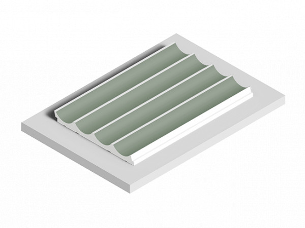 Декоративная стеновая панель 3D HiWood LV139 GN69 декорированная из фитополимера 12х120х2700 мм