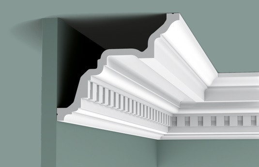 Заказать Потолочный плинтус 164х194 мм Orac Decor Purotouch C422 белый 2 м 