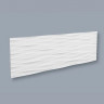 Заказать 3D интерьерная панель для стен NMC Волна WAVE 1135х380 мм белого цвета 