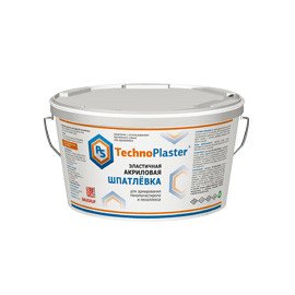 Эластичная шпатлевка PS-TechnoPlaster 								пластиковое ведерко 								CMC 5 кг LepninaPlast PS 5