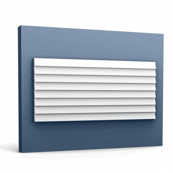 Декоративная стеновая панель 3D Orac Decor WX204 белая полиуретановая 200x25x1.6 см