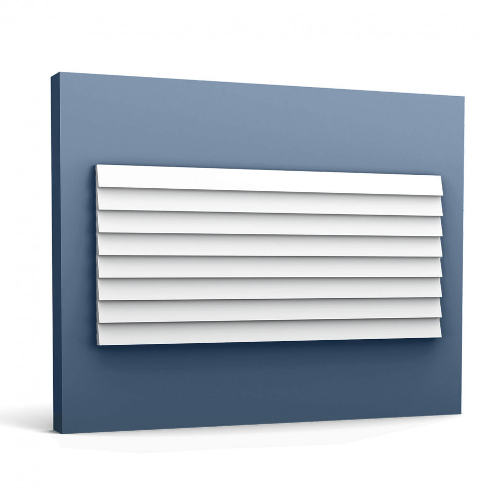 Заказать Декоративная стеновая панель 3D Orac Decor WX204 белая полиуретановая 200x25x1.6 см 