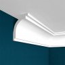 Заказать Потолочный плинтус Перфект Плюс P57 70 мм 200 см белый из ударопрочного полимера 