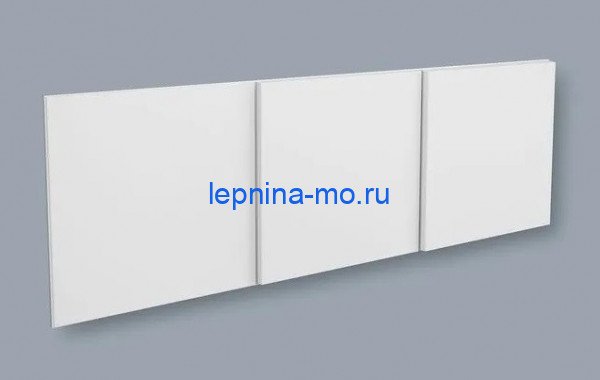 3D интерьерная панель для стен NMC Домино DOMINO 1135х380 мм белого цвета