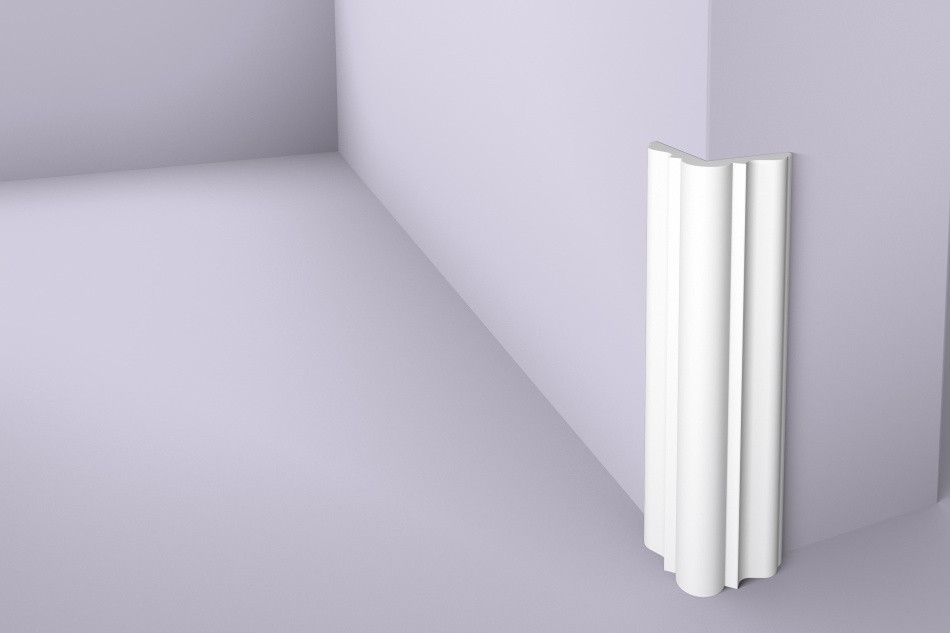 Заказать Декоративный уголок с орнаментом NMC Wallstyl WE2 белый 36х36 мм 200 см белого цвета 