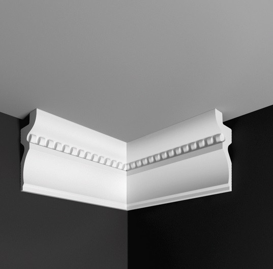 Заказать Угол внутренний к плинтусу Де-Багет ДП 34/90 белый полистирол 