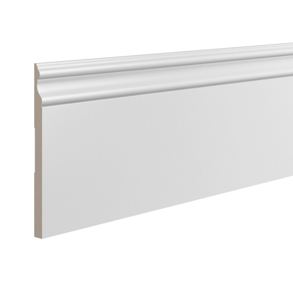 Заказать Плинтус для пола 15х219 мм Ultrawood Base 005 244 см ЛДФ белый 