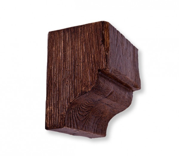 Консоль для декоративных балок 120х65х120 мм Уникс Модерн КМ12 (цвет под балку)