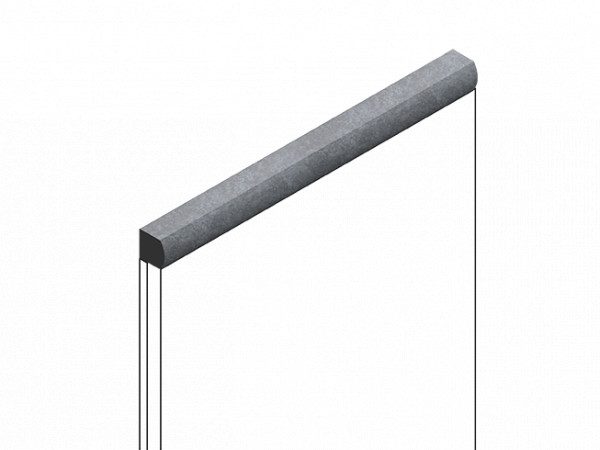 Декоративная рейка HiWood D15V2 S381A под дерево фитополимер 15х15х2700 мм