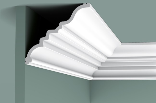 Заказать Потолочный плинтус 159х143 мм Orac Decor Purotouch C327 белый 2 м 
