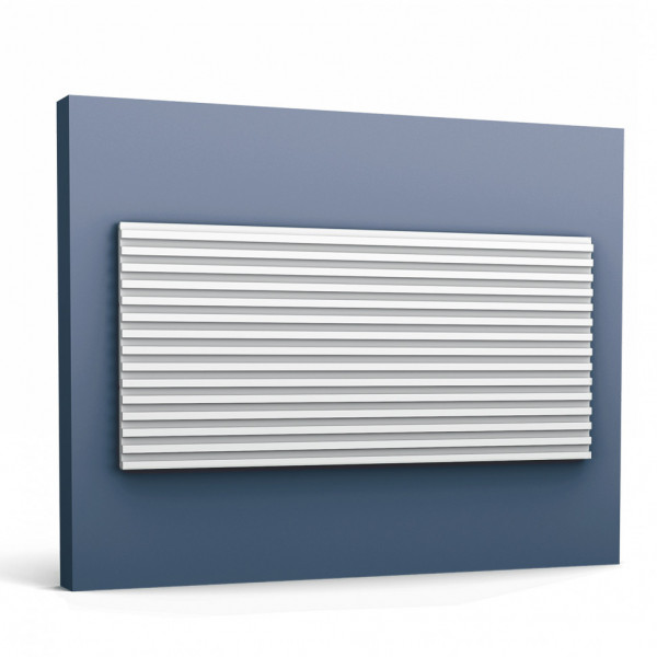 Декоративная стеновая панель 3D Orac Decor WX205 белая полиуретановая 200x25x1.3 см